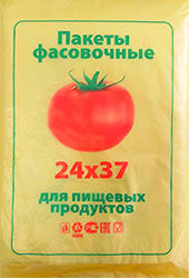 Полиэтиленовый пакет ПНД фасовочный 24х37х8 помидор 400/20 в Краснодаре - купить оптом от производителя ПК Котово Полимер