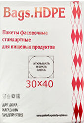 Полиэтиленовый пакет ПНД фасовочный 30х40х10  800/8 в Краснодаре - купить оптом от производителя ПК Котово Полимер